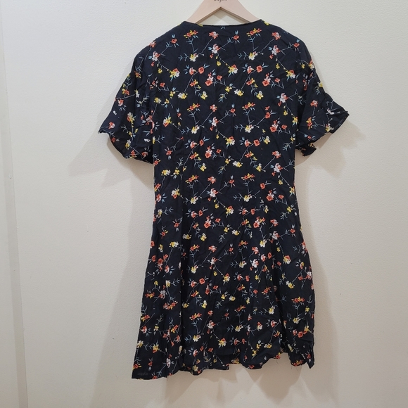 Design Lab Button Down Floral Dress - Picture 3 of 11